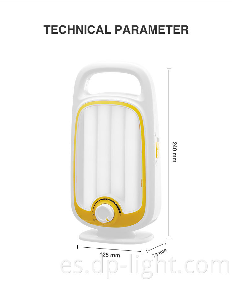 Handheld Flashlight Emergency Light